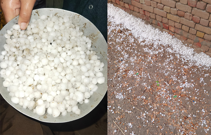 خیبرپختونخوا کے مختلف علاقوں میں بارش اور ژالہ باری