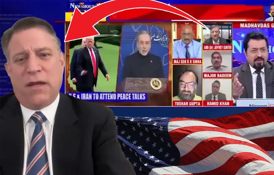 لائیو شو میں گرما گرم بحث!سابق امریکی سفارت کار نے بھارتی اینکر کو آئینہ دکھا دیا