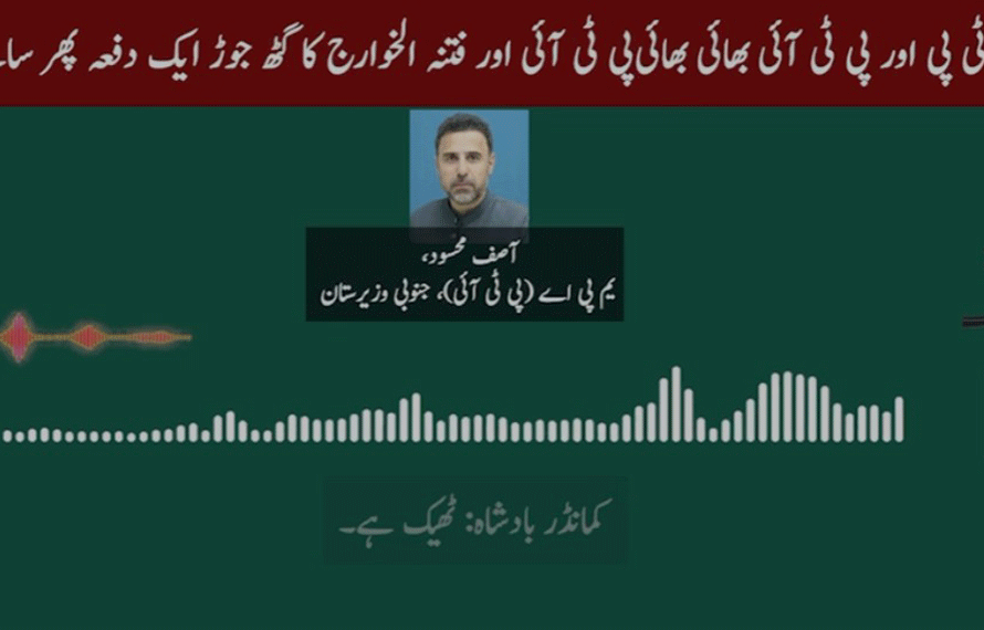 پی ٹی آئی اور فتنہ الخوارج کے روابط بے نقاب ہوگئے ،آڈیو لیک نے تہلکہ مچا دیا