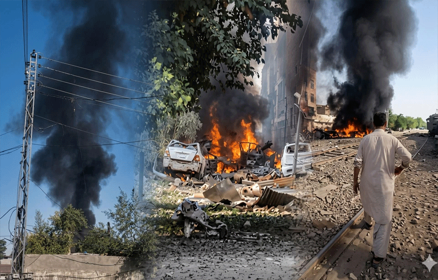 سکیورٹی فورسز کی کامیاب کارروائیوں کے بعد دہشتگردوں کی بزدلانہ کارروائی ، مسافر ٹرین پر حملہ