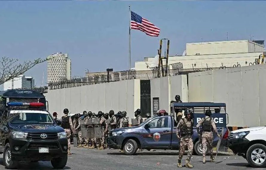پشاور میں امریکی قونصل خانہ بند کرنے کا اعلان