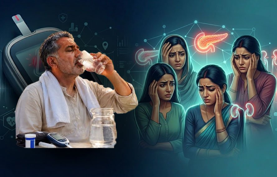 بار بار پیاس اور تھکن، کس بیماری کی نشاندہی کرتا ہے؟ جانیں