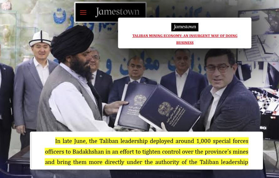 امریکی تھنک ٹینک جیمز ٹاؤن نے افغان طالبان رجیم کی بدعنوانی کی ایک اور داستان بے نقاب کردی