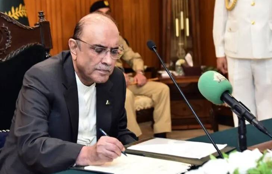 صدر آصف علی زرداری نے 5 سمریوں اور بلوں کی منظوری دیدی