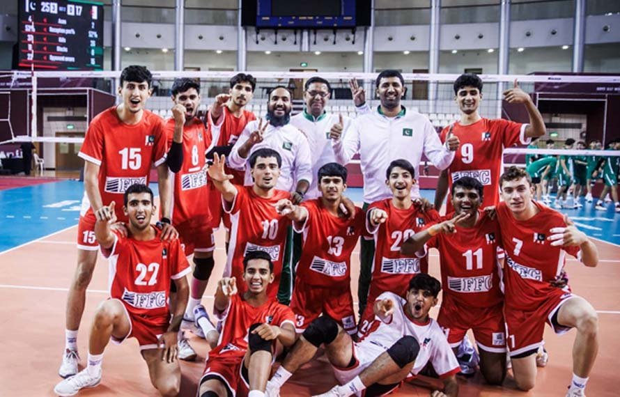پاکستان کی کامیابیوں کا سلسلہ جاری،قومی ٹیم نے انڈر 17 ورلڈ والی بال چیمپئن شپ کے راؤنڈ آف 16 میں جگہ بنالی
