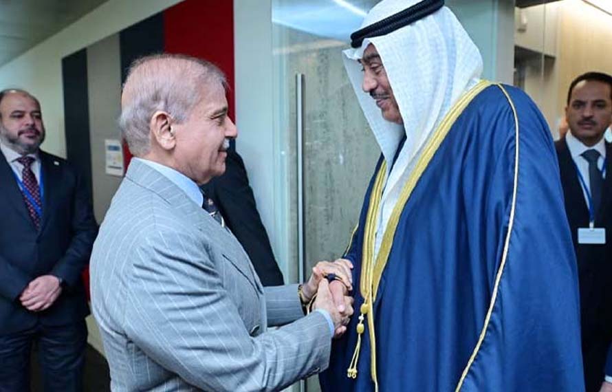 وزیراعظم شہباز شریف کی کویت کے ولی عہد سے اہم ملاقات