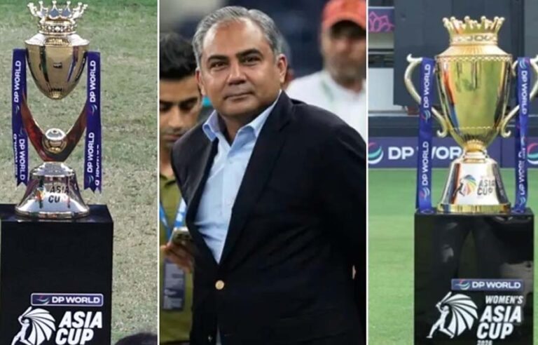 بھارت ایشیا کپ کی مینز اینڈ ویمنز ٹرافیوں سے تاحال محروم، ٹرافیاں کہاں موجود ہیں؟