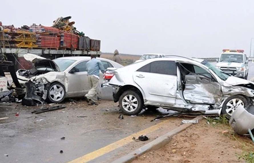 سعودی عرب میں ٹریفک کا افسوسناک واقعہ